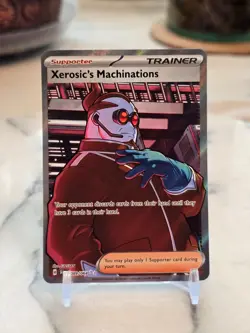 Pokemon TCG Xerosic's Machinations 089/064 Sv: Shrouded Fable Holo Full Art NM - Image 1