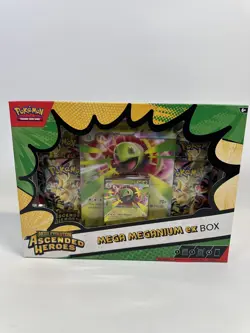 Pokemon TCG Ascended Heroes Mega Meganium Ex Box Mega Evolution Sealed Brand New - Image 1