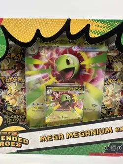 Pokemon TCG Ascended Heroes Mega Meganium Ex Box Mega Evolution Sealed Brand New - Image 2