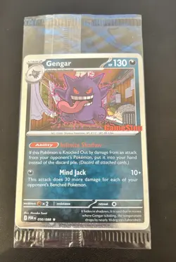 Pokemon TCG Gengar 050 GameStop Stamp Sealed - Image 1