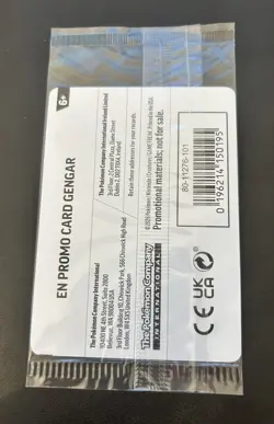 Pokemon TCG Gengar 050 GameStop Stamp Sealed - Image 2