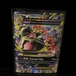 Pokemon TCG M Tyranitar EX 43/98 XY - Ancient Origins Holo HP See Pics - Image 3