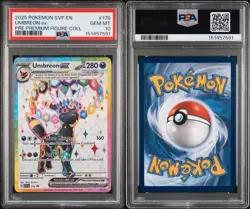 Umbreon EX # 176 BSP | 2025 Pokemon SVP EN Premium Figure Collection | PSA 10 - Image 3