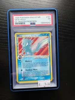 PSA 1 Mew Gold Star EX Dragon Frontiers #101 – Ultra Rare Pokemon Holo 2006 - Image 1