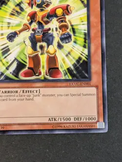 Yugioh TCG - 1x Junk Servant - EXVC-EN001 - LP - Unlimited - Rare - 2011 - Image 5