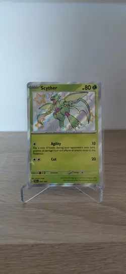 Pokemon Scyther 095/091 Paldean Fates Shiny - Pokemon Card - Near Mint - Image 1