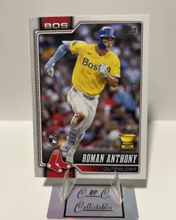Roman Anthony 2026 Topps Series 1 #189 Rookie Companion Card Variation Red Sox - Image 1