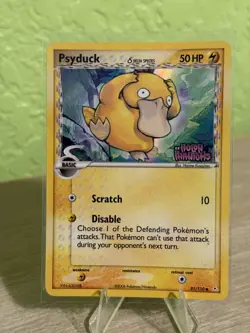💥 2006 Pokemon EX Holon Phantoms Delta PSYDUCK Rev Foil Holo Stamp 81/110 - Image 1