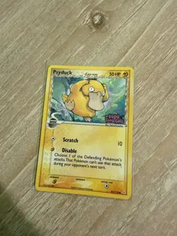 💥 2006 Pokemon EX Holon Phantoms Delta PSYDUCK Rev Foil Holo Stamp 81/110 - Image 3