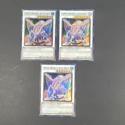 Yugioh TCG - 3x Gungnir Dragon of the Ice Barrier - SDFC-EN044 NM 1st Super Rare - Image 2