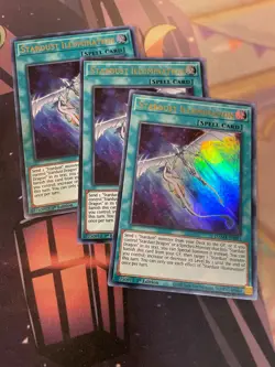 YUGIOH - STARDUST ILLUMINATION X3 - ULTRA RARE - DAMA - 1ST ED - NM - Image 1
