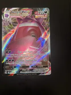 Pokemon TCG Gengar Vmax Fusion Strike 157/264 Holo Ultra Rare - Image 4