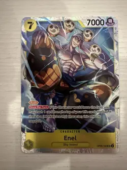 OP05-100 SR Enel One Piece TCG English Card - Image 1