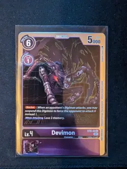 Devimon ST6-08 U Alt Art Digimon Card Game - Image 1