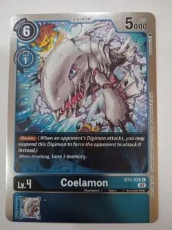 Coelamon - Tournament Pack Vol.7 BT5-026 Promo FOIL - Digimon Card Game - Image 1