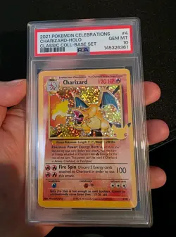 PSA 10 Charizard 4/102 Celebrations Classic Collection Pokemon Card GEM MINT - Image 4