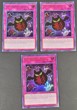 Yugioh - 3x Full Force Virus - LCKC-EN049 - LP/NM - 1st Ed - Ultra Rare - 2018 - Image 1