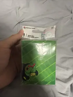 Caterpie Munch Time Bug Pokemon Center Cards Deck Box NEW Sealed Boxes 2025 - Image 1