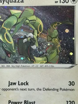Rayquaza SWSH029 Cosmos Holo Black Star Promo Pokemon Card TCG Swirl NM - Image 2