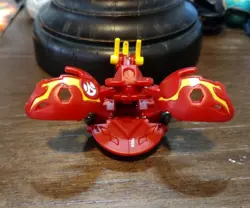 Bakugan Pyrus Commandix Dragonoid 950G Red Mechtanium Rare READ DESCRIPTION!! - Image 3