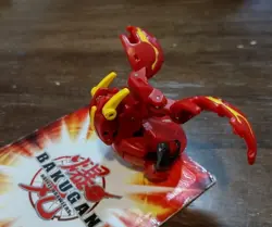 Bakugan Pyrus Commandix Dragonoid 950G Red Mechtanium Rare READ DESCRIPTION!! - Image 4