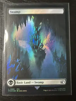 MTG Swamp (0301) Final Fantasy Foil - Image 1