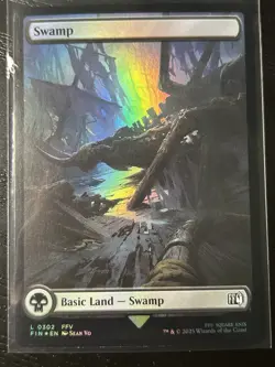 MTG Swamp (0302) Final Fantasy Foil - Image 1