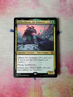 MTG Secrets of Strixhaven, Witherbloom, the Balancer 0245, myth. rare pack fresh - Image 1
