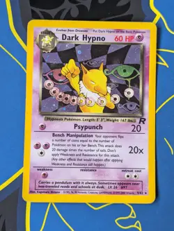 Dark Hypno 9/82 Holo - Team Rocket - Pokemon TCG - Image 1
