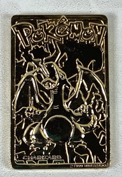 Pokemon Charizard Gold Plated Card Bar Burger King 1999 - Image 1