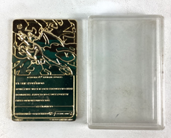 Pokemon Charizard Gold Plated Card Bar Burger King 1999 - Image 2