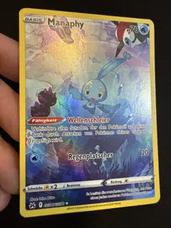 Manaphy GG06/GG70 Holo Art Rare Pokemon TCG Crown Zenith CRZ 2023 NM Deutsch - Image 3