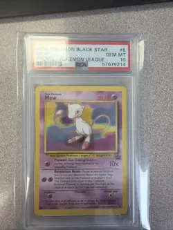 2000 Pokemon League Black Star Promo Mew #8 PSA 10 - Image 1