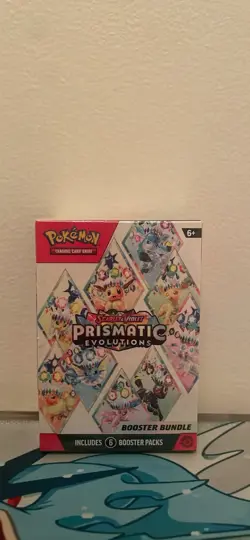 Pokemon Scarlet & Violet Prismatic Evolutions Booster Bundle - 6 Booster Packs - Image 1