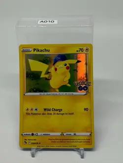 Pikachu 028/078 Holo Rare Sword & Shield Pokemon Go Pokemon Card - Image 1