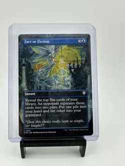 MTG Card - Fact or Fiction - Commander Masters (0631) Borderless Uncommon NM - Image 1