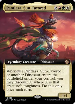 Pantlaza, Sun-Favored (Extended Art) [The Lost Caverns of Ixalan Commander] Near - Image 1