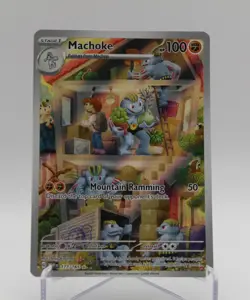 Machoke 177/165 Pokemon TCG 151 illustration Rare Scarlet and Violet NM - Image 1