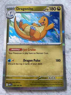 Pokemon TCG - Dragonite - 149/165 - Holo Rare - Scarlet & Violet 151 - Image 1