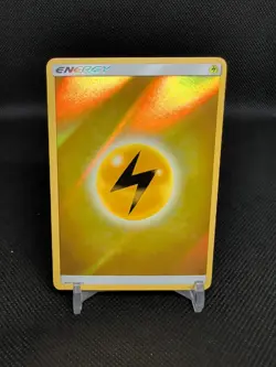 Pokemon TCG Lightning Reverse Holo Energy Card Sun & Moon Hidden Fates - Image 1