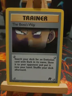 Pokemon TCG the Boss's Way Team Rocket Card 73/82, Regular LP - Image 1