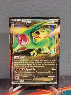 Flygon EX XY61 Black Star Promo Pokemon Card MP See Description - Image 1