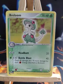 Breloom 16/109 EX Ruby & Sapphire Pokemon Card Light Play Condition - Image 1