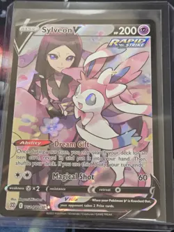 Pokemon TCG Sylveon V TG14/TG30 Swsh09: Brilliant Stars Trainer Gallery Holo - Image 1
