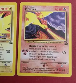 Pokemon TCG Moltres Zapdos Articuno Black Star Promos WOTC - Image 4