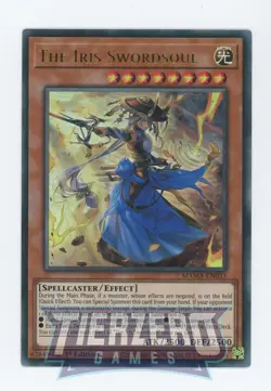 Yugioh The Iris Swordsoul MAMA-EN033 Ultra Rare 1st Edition Near Mint - Image 1