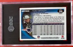 2010 Topps Chrome #C80 Tom Brady Refractor Xfractor Graded SGC 9.5 POP 8 GOAT - Image 2