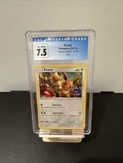Eevee 48/68 Holo Hidden Fates 2019 CGC Mint 7.5 Graded Pokemon Card - Image 1