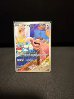 Pokemon TCG Cards Lickitung 180/162 Temporal Forces Illustration Rare NM-M - Image 1