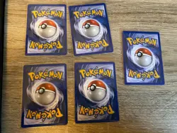 Pokemon Cards Base Set 1st Edition Energy Bundle – Fire, Water, Grass, Fighting - Image 2